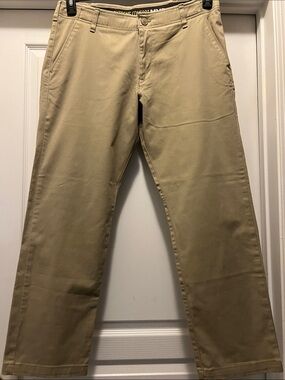 Men's Slim Straight Chinos - Tan